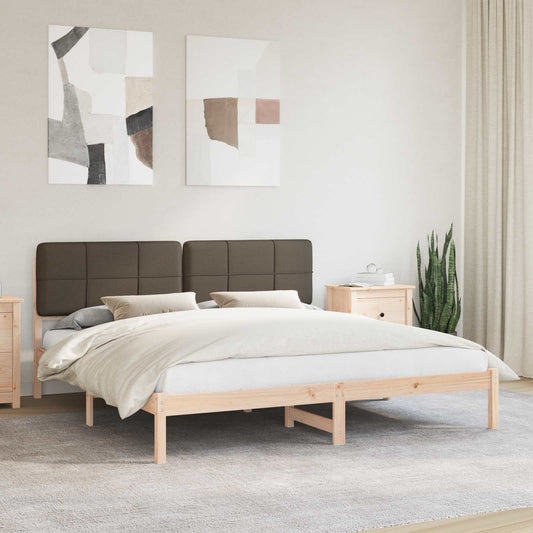 Rám Postele S Čalouněným Čelem S Čelo Taupe 180 X 200 Cm