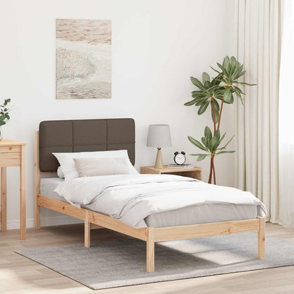 Rám Postele S Čalouněným Čelem S Čelo Taupe 100 X 200 Cm