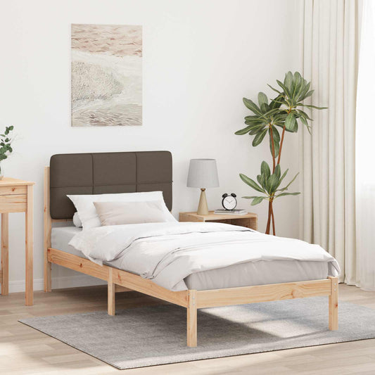 Rám Postele S Čalouněným Čelem S Čelo Taupe 100 X 200 Cm