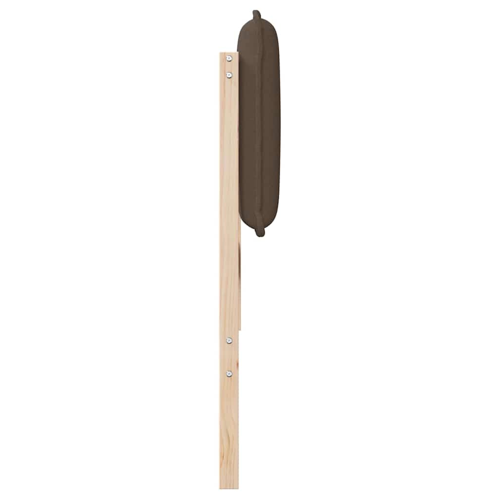 Čalouněné Čelo Postele S Čelo Přírodní A Světle Šedá 150 Cm