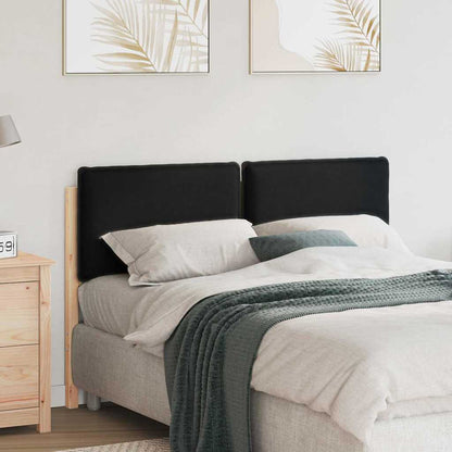Čalouněné Čelo Postele S Čelo Přirozená A Černá 140 Cm