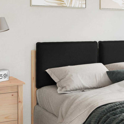 Čalouněné Čelo Postele S Čelo Přirozená A Černá 135 Cm