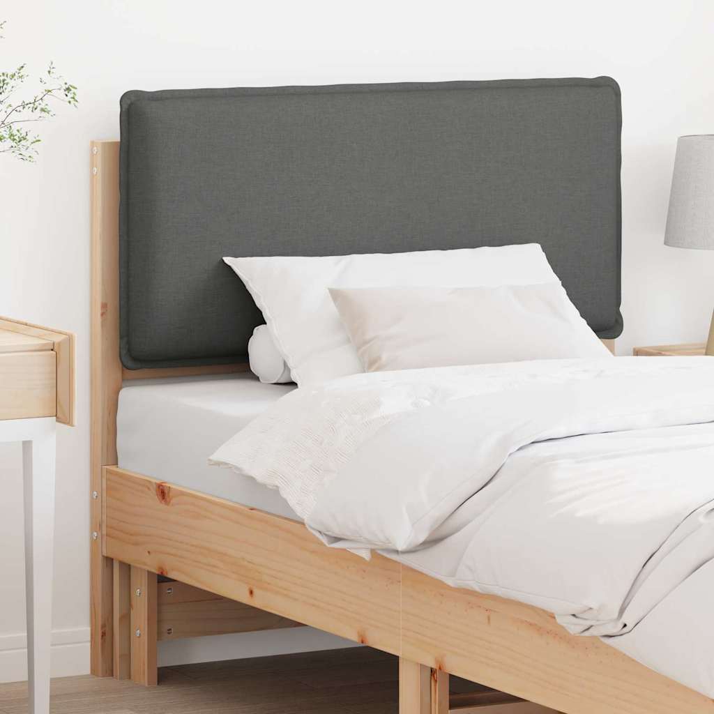 Čalouněné Čelo Postele Přírodní A Světle Šedá