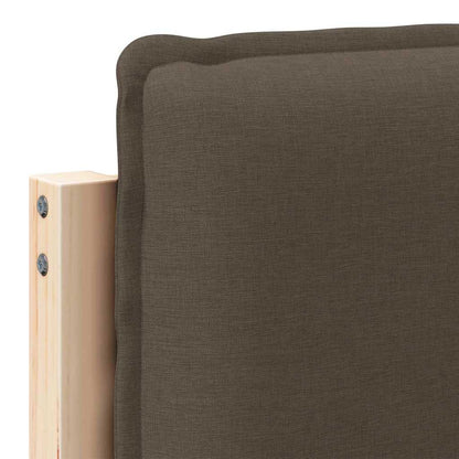 Čalouněné Čelo Postele S Čelo Přírodní A Světle Šedá 90 Cm