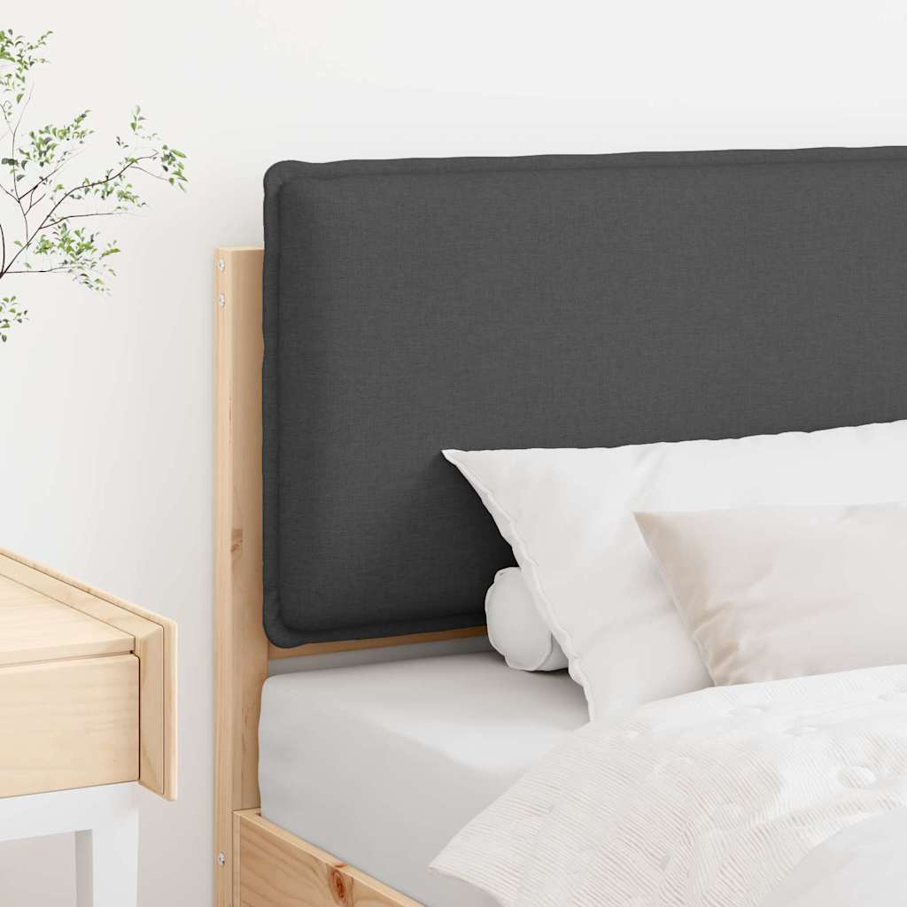 Čalouněné Čelo Postele S Čelo Přírodní A Tmavě Šedá 80 Cm