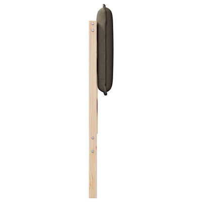Čalouněné Čelo Postele S Čelo Přírodní A Světle Šedá 75 Cm