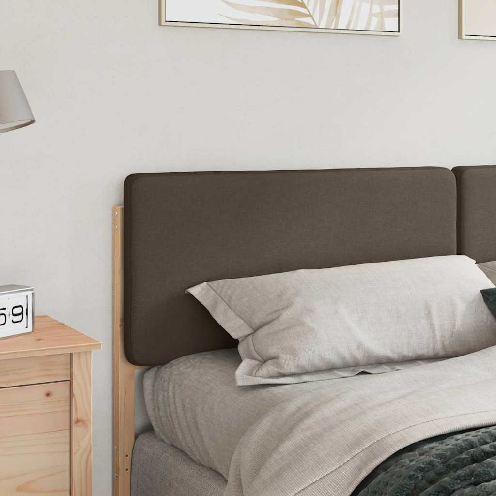 Čalouněné Čelo Postele S Čelo Hnědá A Taupe 200 Cm