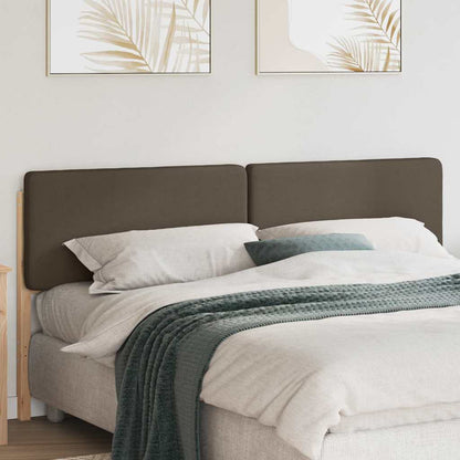 Čalouněné Čelo Postele S Čelo Hnědá A Taupe 200 Cm