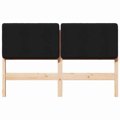 Čalouněné Čelo Postele S Čelo Hnědá A Černá 160 Cm