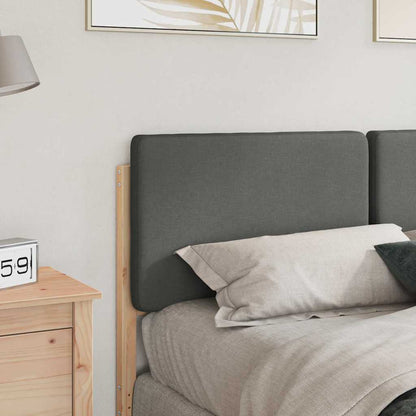 Čalouněné Čelo Postele S Čelo Hnědá A Světle Šedá 150 Cm