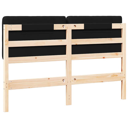 Čalouněné Čelo Postele S Čelo Hnědá A Černá 120 Cm