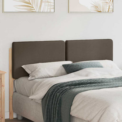 Čalouněné Čelo Postele S Čelo Hnědá A Taupe 120 Cm