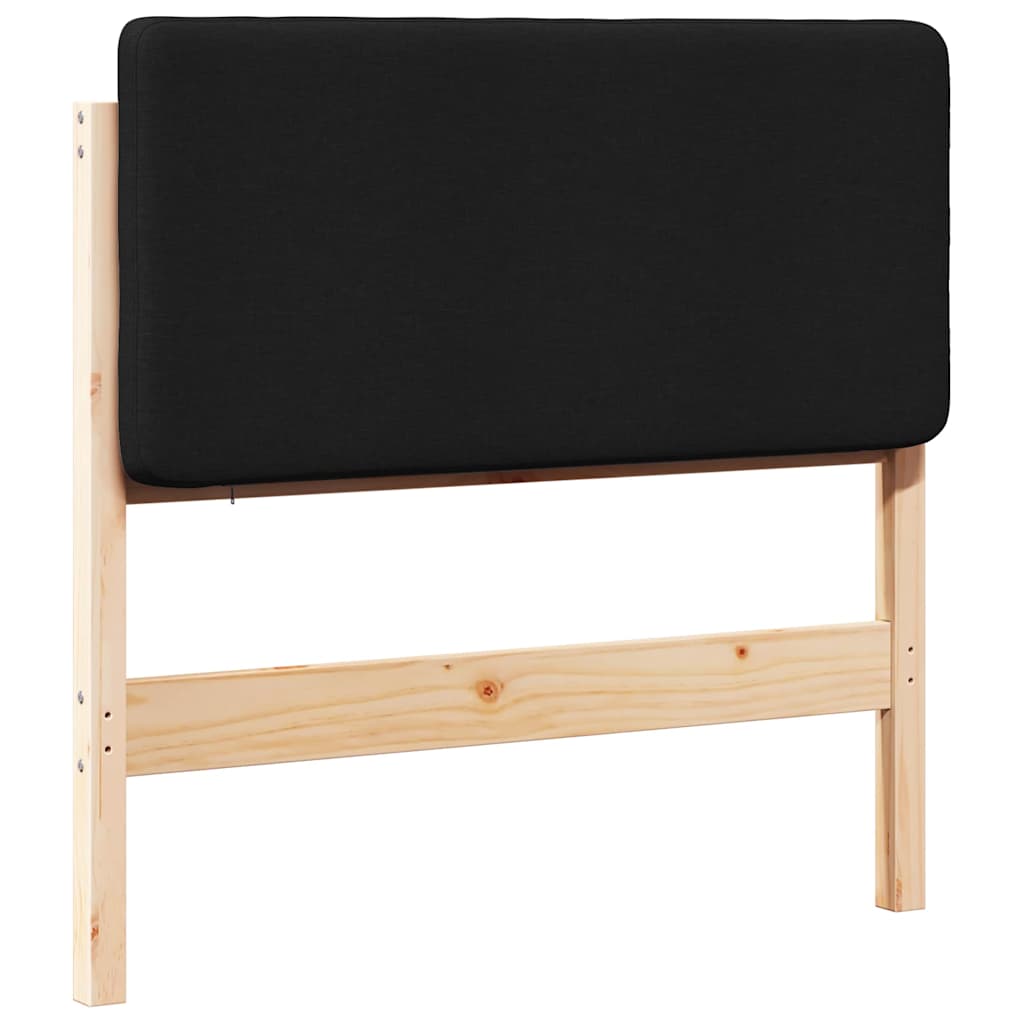 Čalouněné Čelo Postele S Čelo Hnědá A Černá 100 Cm