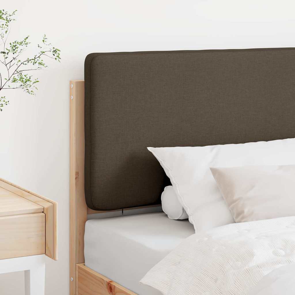 Čalouněné Čelo Postele S Čelo Hnědá A Taupe 100 Cm
