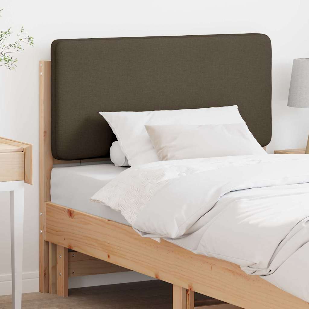 Čalouněné Čelo Postele S Čelo Hnědá A Taupe 100 Cm