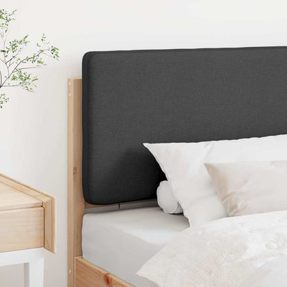 Čalouněné Čelo Postele S Čelo Hnědá A Tmavě Šedá 90 Cm