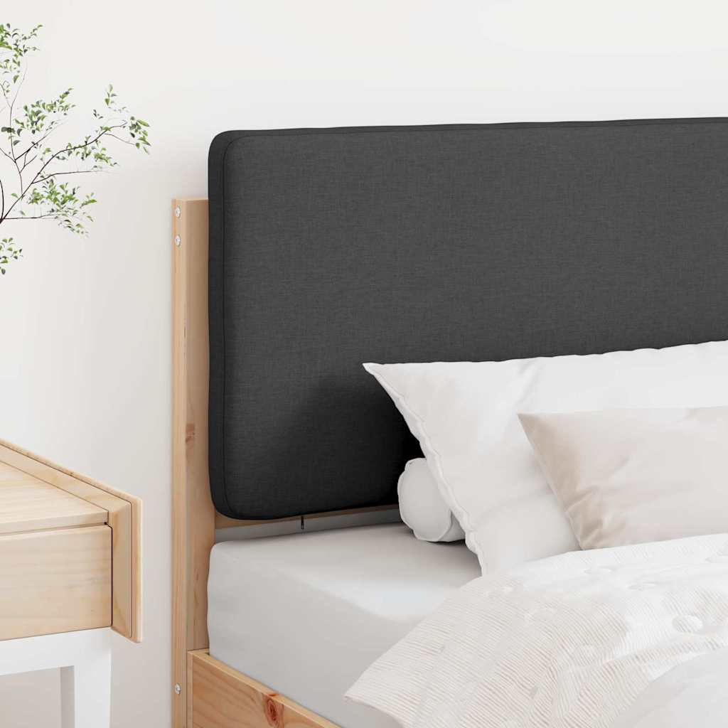 Čalouněné Čelo Postele S Čelo Hnědá A Tmavě Šedá 80 Cm