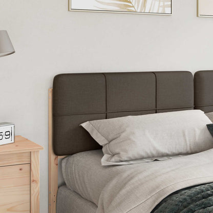 Čalouněné Čelo Postele S Čelo Hnědá A Taupe 200 Cm