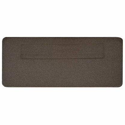 Čalouněné Čelo Postele S Čelo Hnědá A Taupe 160 Cm