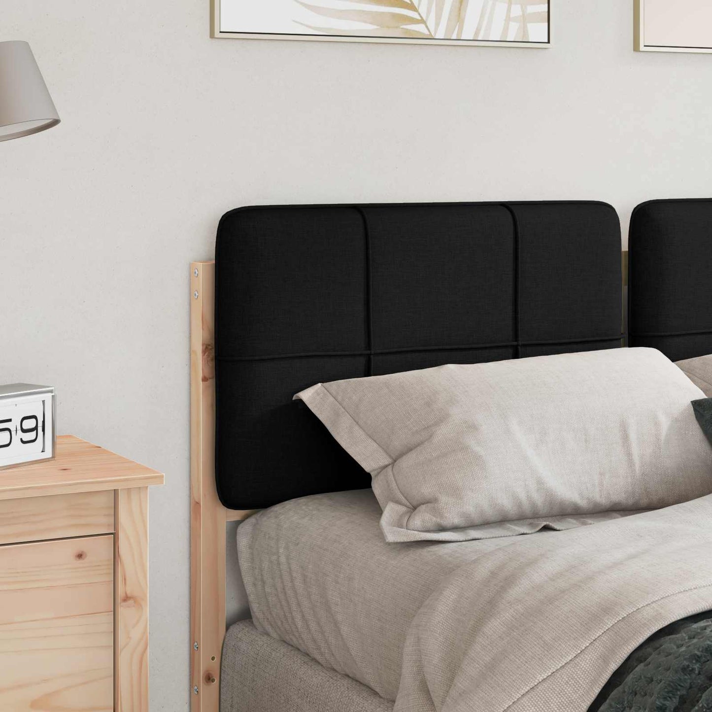 Čalouněné Čelo Postele S Čelo Hnědá A Černá 140 Cm