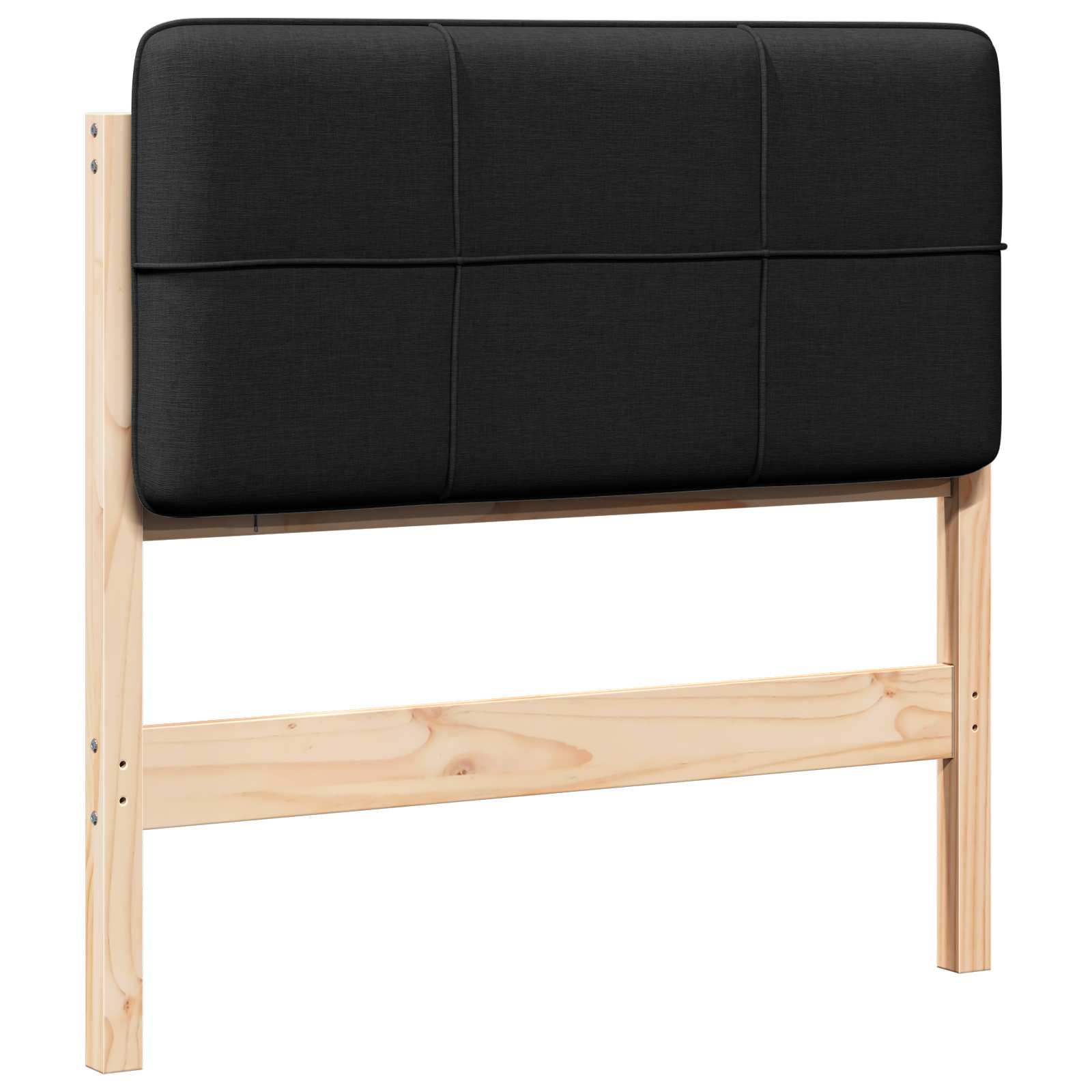 Čalouněné Čelo Postele S Čelo Hnědá A Černá 100 Cm