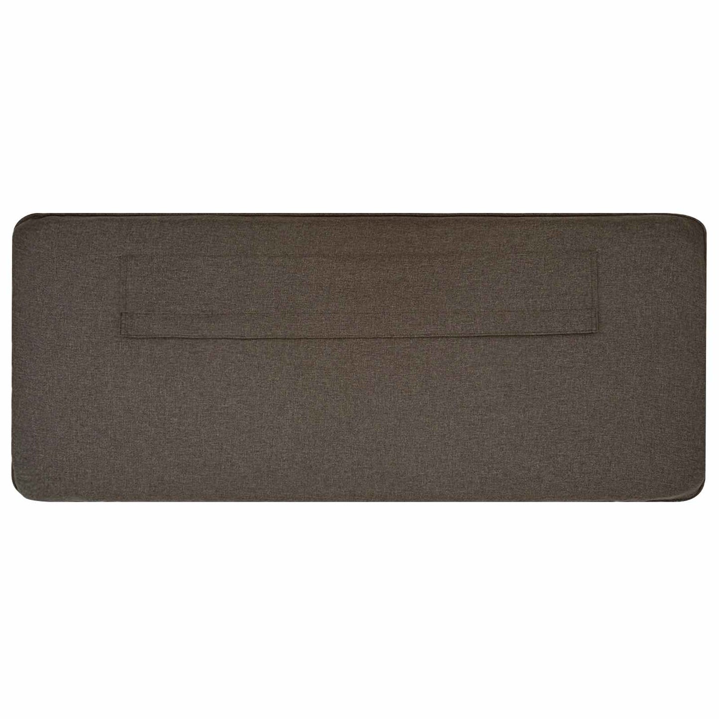 Čalouněné Čelo Postele S Čelo Hnědá A Taupe 100 Cm