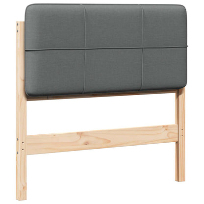 Čalouněné Čelo Postele S Čelo Hnědá A Světle Šedá 80 Cm