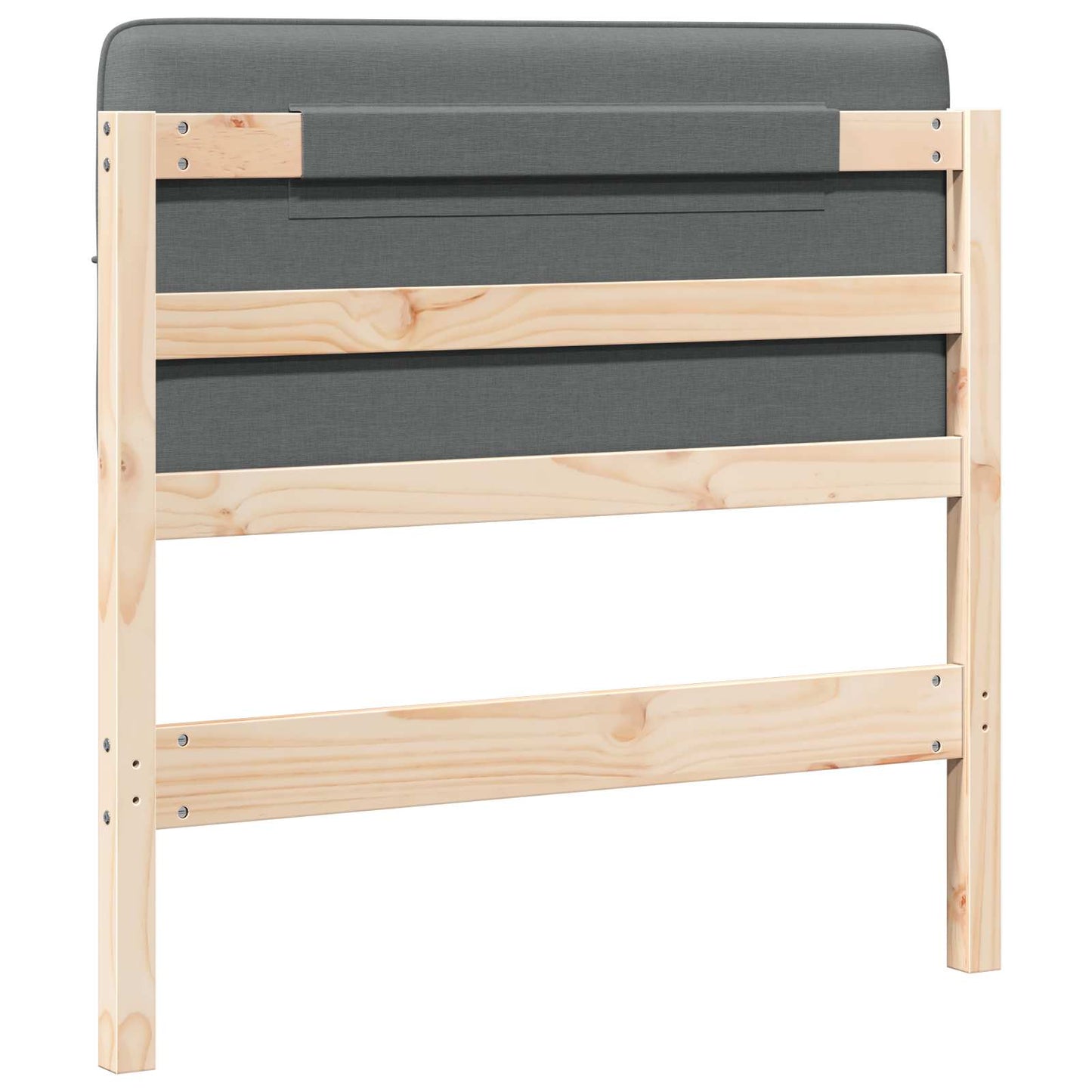 Čalouněné Čelo Postele S Čelo Hnědá A Světle Šedá 80 Cm