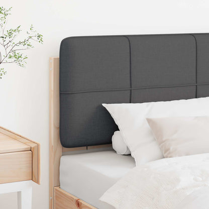 Čalouněné Čelo Postele S Čelo Hnědá A Tmavě Šedá 80 Cm