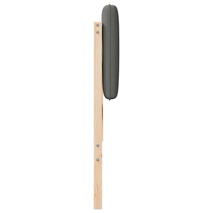 Čalouněné Čelo Postele S Čelo Hnědá A Světle Šedá 180 Cm