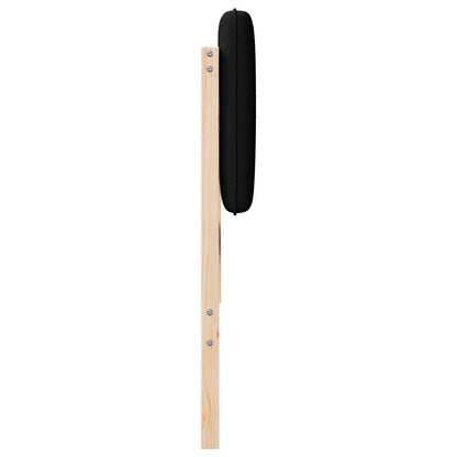 Čalouněné Čelo Postele S Čelo Hnědá A Černá 160 Cm