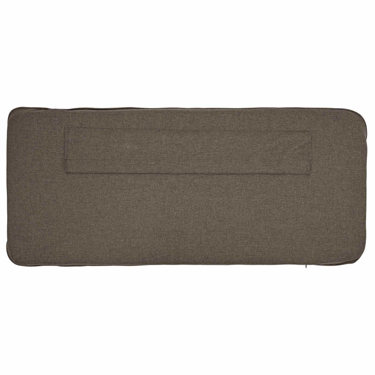 Čalouněné Čelo Postele S Čelo Hnědá A Taupe 160 Cm