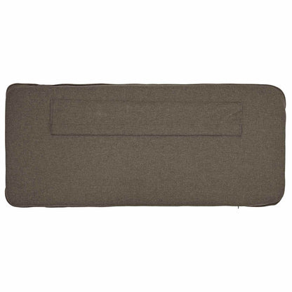 Čalouněné Čelo Postele S Čelo Hnědá A Taupe 160 Cm