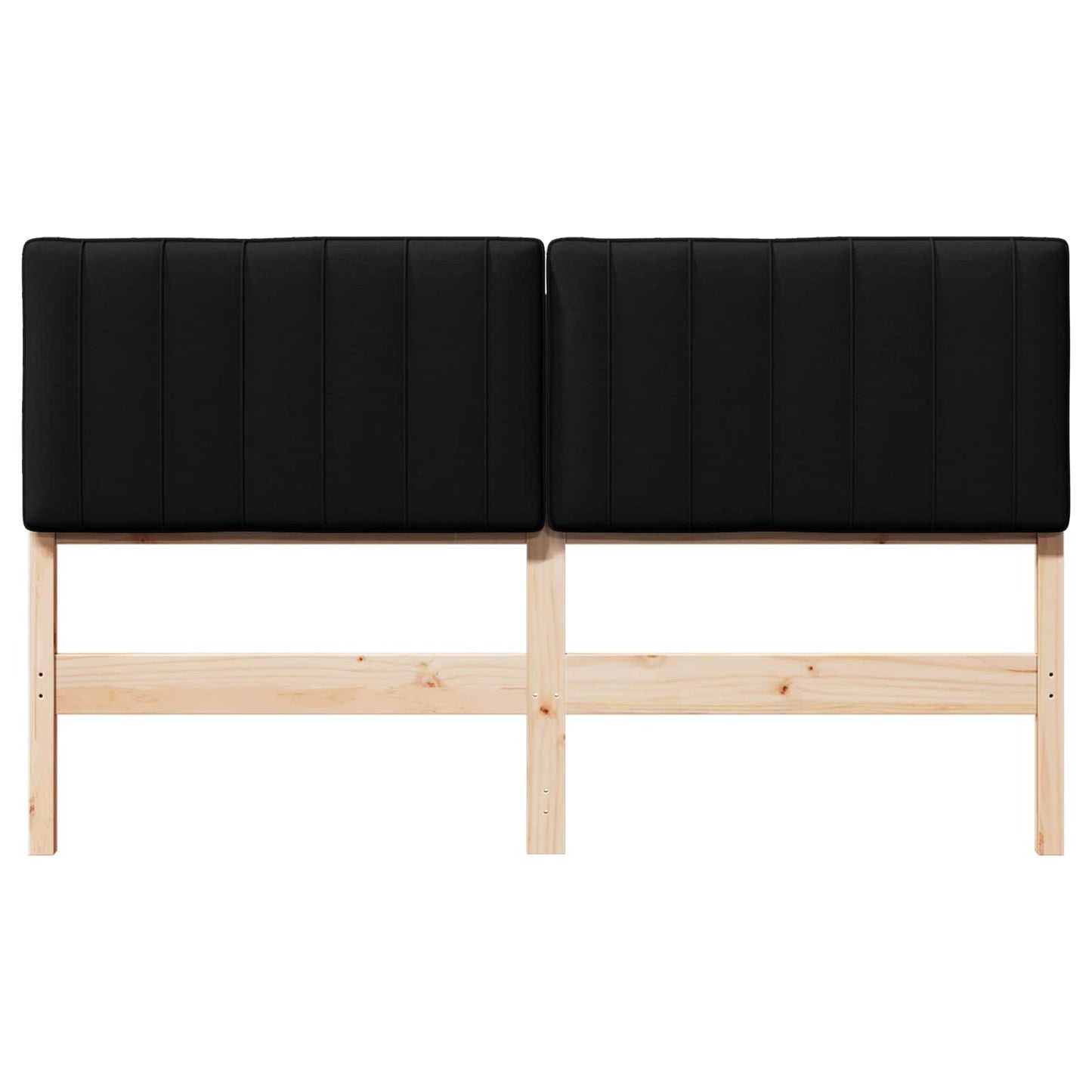 Čalouněné Čelo Postele S Čelo Hnědá A Černá 150 Cm