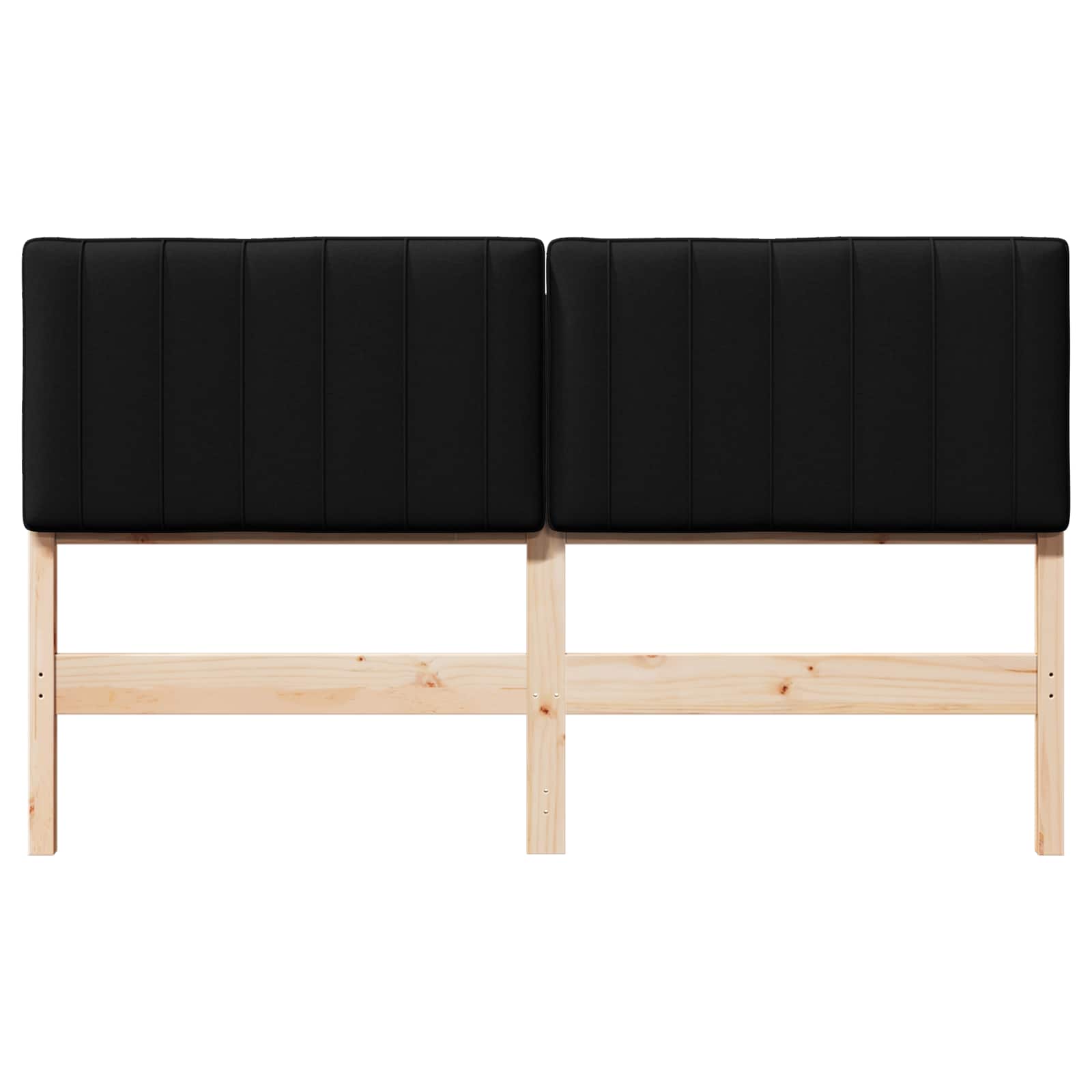 Čalouněné Čelo Postele S Čelo Hnědá A Černá 150 Cm
