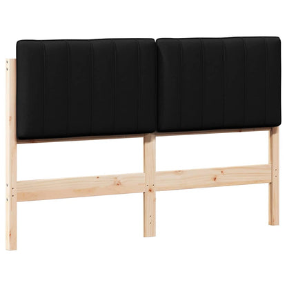 Čalouněné Čelo Postele S Čelo Hnědá A Černá 140 Cm