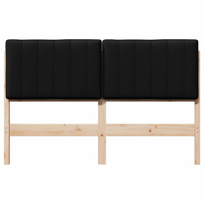 Čalouněné Čelo Postele S Čelo Hnědá A Černá 140 Cm