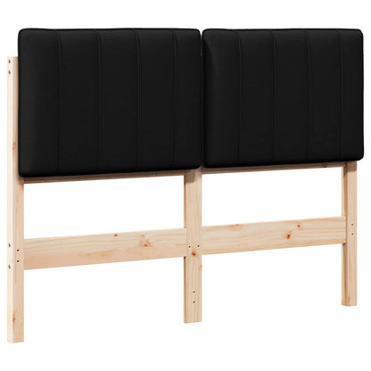 Čalouněné Čelo Postele S Čelo Hnědá A Černá 120 Cm