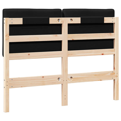 Čalouněné Čelo Postele S Čelo Hnědá A Černá 120 Cm