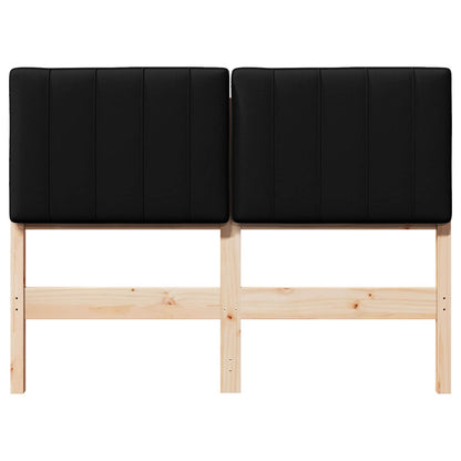 Čalouněné Čelo Postele S Čelo Hnědá A Černá 120 Cm