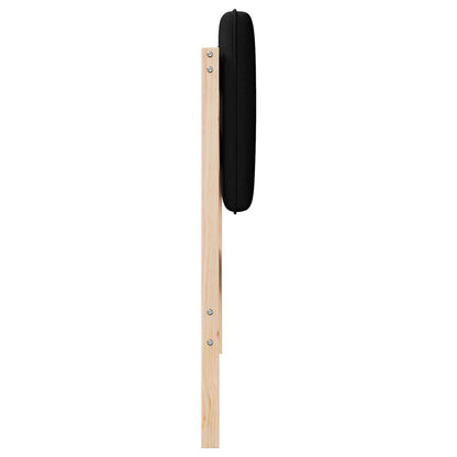 Čalouněné Čelo Postele S Čelo Hnědá A Černá 100 Cm