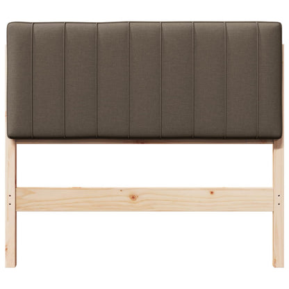 Čalouněné Čelo Postele S Čelo Hnědá A Taupe 100 Cm