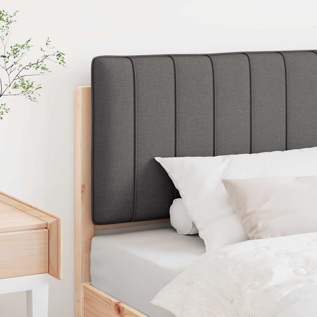 Čalouněné Čelo Postele S Čelo Hnědá A Tmavě Šedá 80 Cm