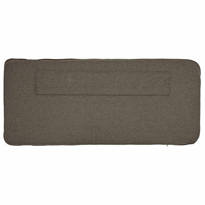 Čalouněné Čelo Postele Hnědá A Taupe 75 Cm Masivní Borové Dřevo