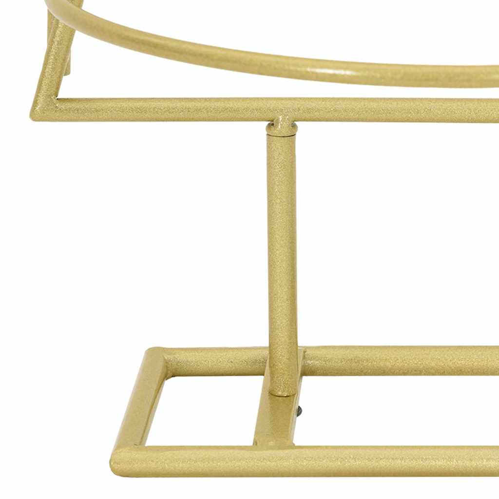 Kovový Vánoční Stromeček Zlatá 60 Cm Práškově Lakovaná Ocel