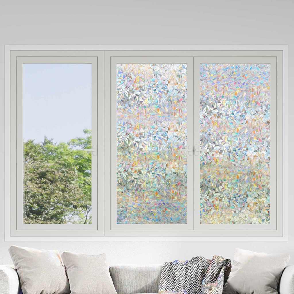 Statická Okenní Fólie Vzor Hvězdy 60 X 500 Cm Pvc