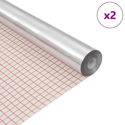 Samo-Lepicí Zrcadlová Fólie 60 X 2 Ks Stříbrná Pet