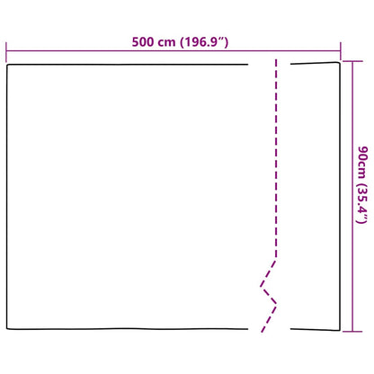 Nálepka Na Nábytek Stříbrná 90 X 500 Cm Plast