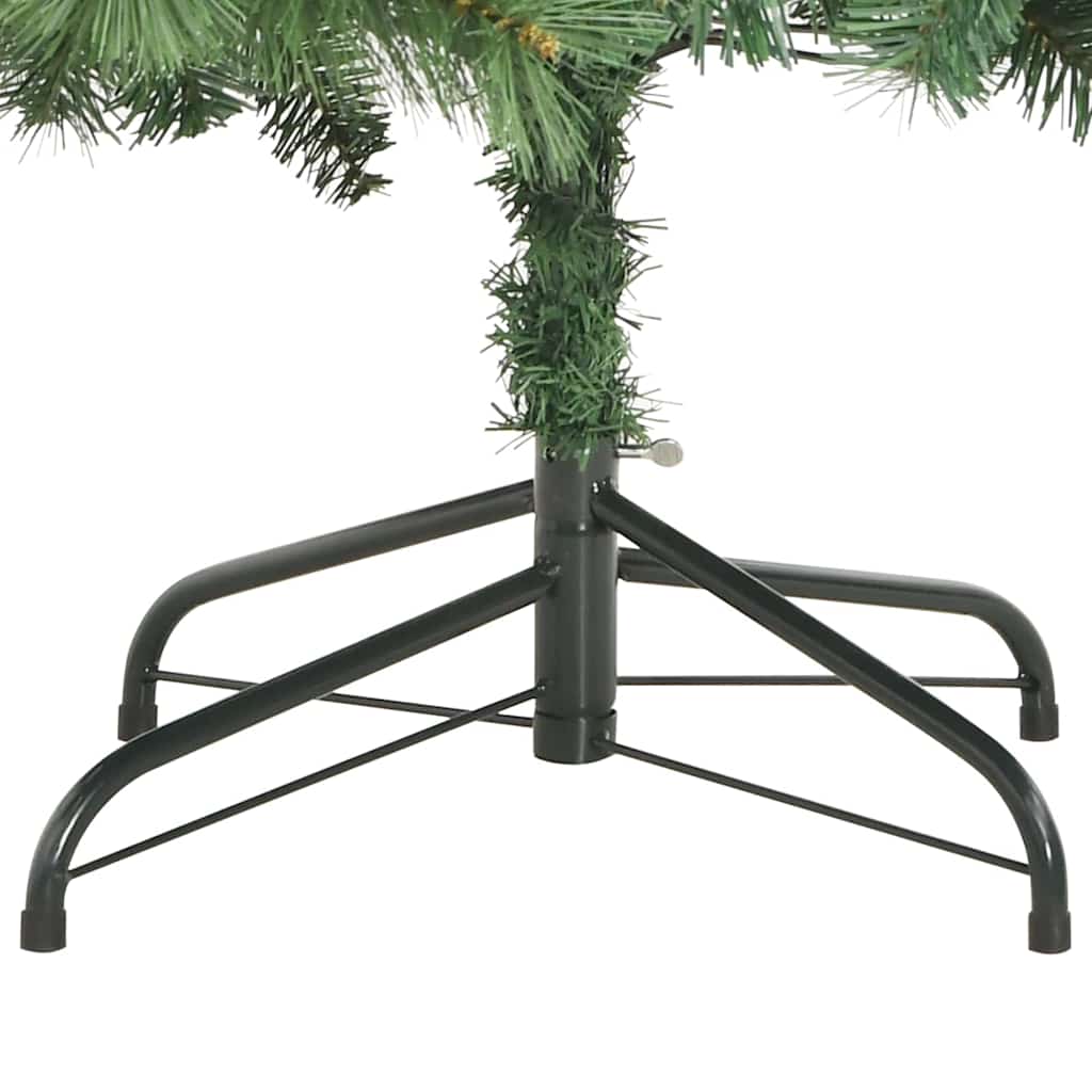 Umělý Vánoční Stromeček 300 Led Teplá Bílá Pvc A Kov Zelená