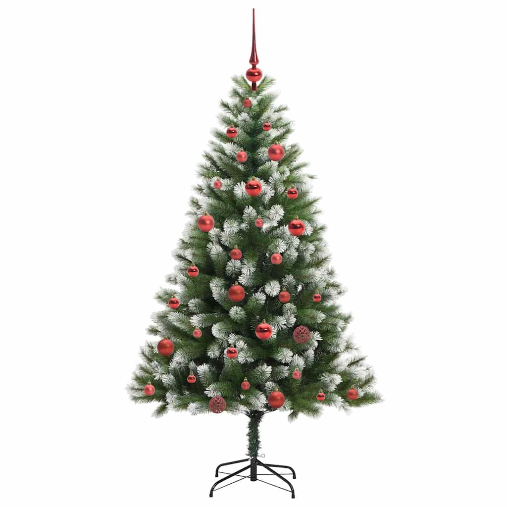 Umělý Sklápěcí Vánoční Stromeček S Flokovaným Sněhem 150 Cm